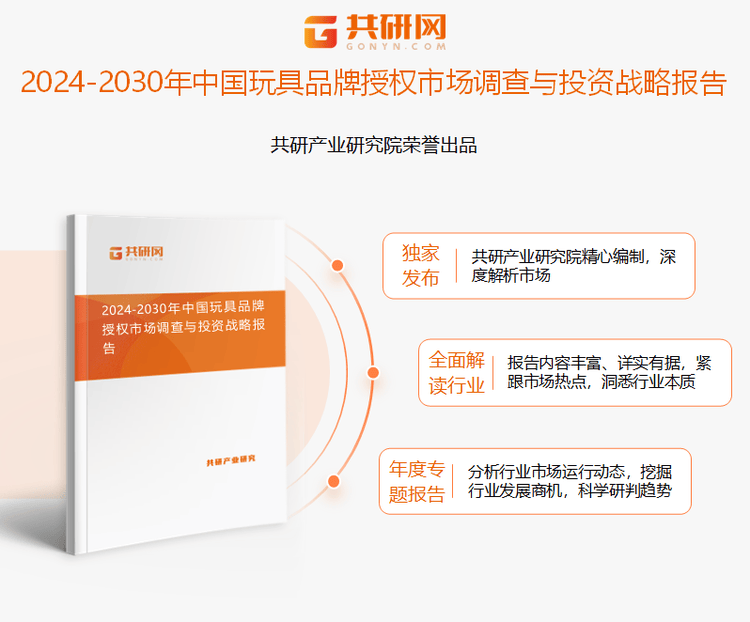 2024年中国玩具品牌授权行业分析(图1)